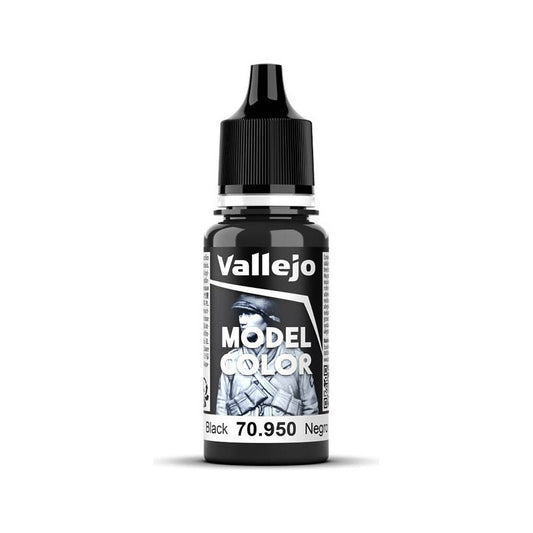 Vallejo Model Color 2024 18ml Pintura Acrílica 191 Negro 70.950