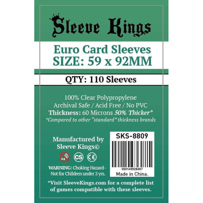 Sleeve Kings Euro 59x92mm Pack 110 Micas