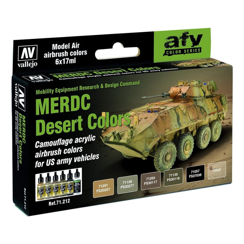 Vallejo Model Air Merdc Desert Colors 71.212 Pintura