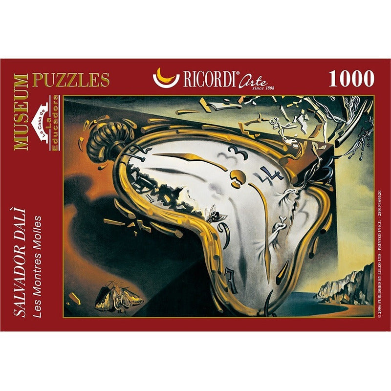 Ricordi Rompecabezas Salvador Dalí Reloj Flexible 2000 Pzs