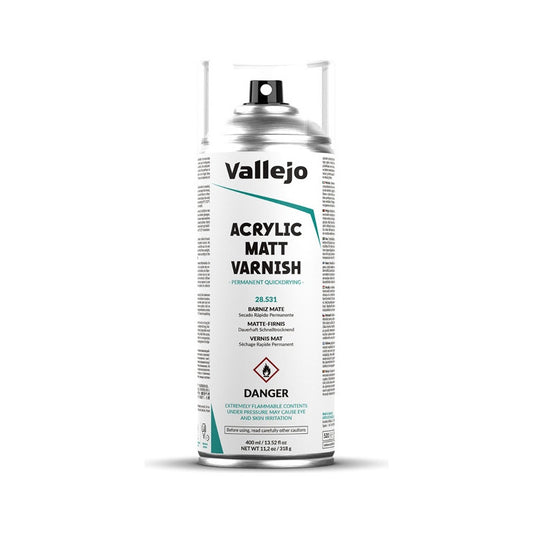Vallejo Hobby Paint 400ml Pintura Acrílica Barniz Acrílico Mate 28.531