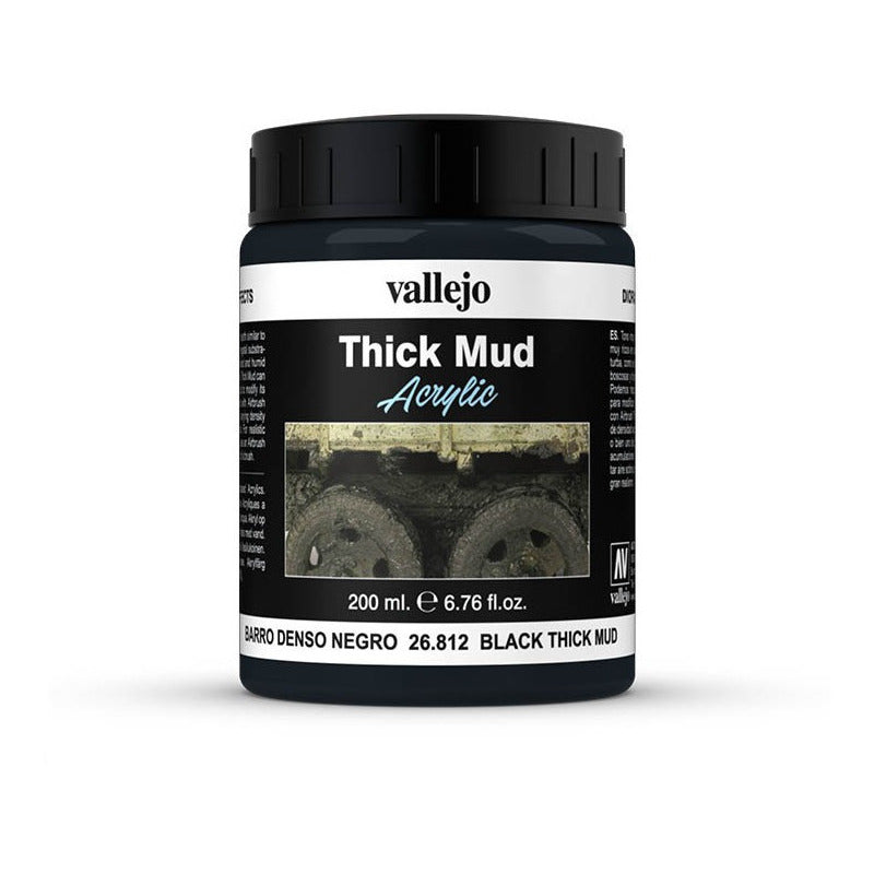 Vallejo Texture Acrylic Barro Negro Denso 26.812