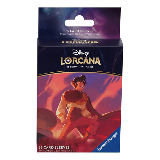 Disney Lorcana 65 Card Sleeves Standar Matte Micas Aladdin