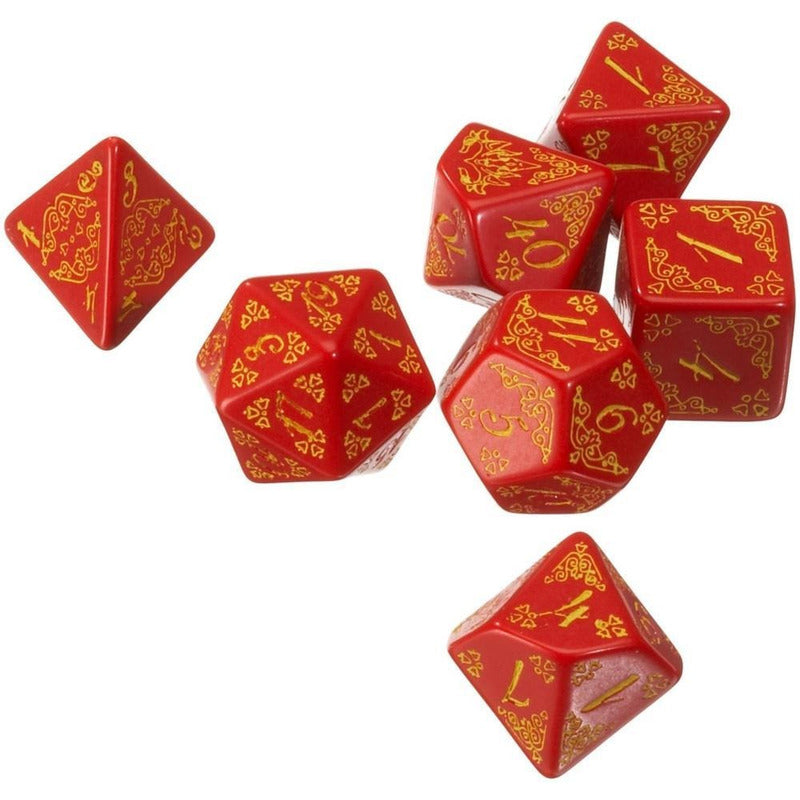 Pathfinder Curse Of The Crimson Throne Dice Set Of 7 Set De