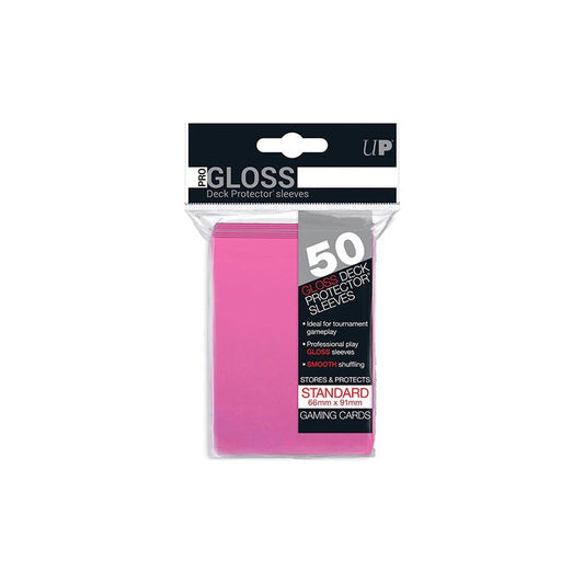 Ultra Pro Gloss Micas Standard 66x91mm Rosa Pack 50