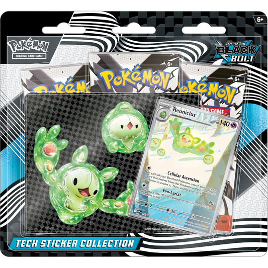 Pokemon Tcg Black Bolt Tech Sticker Collection Reuniclus