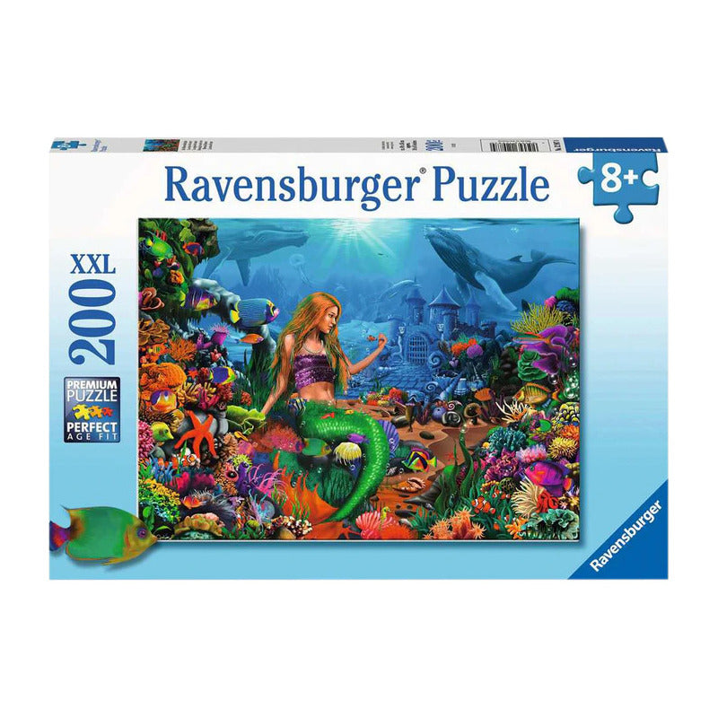 Ravensburger Rompecabezas Sirena Reina Del Mar 200 Pza Xxl