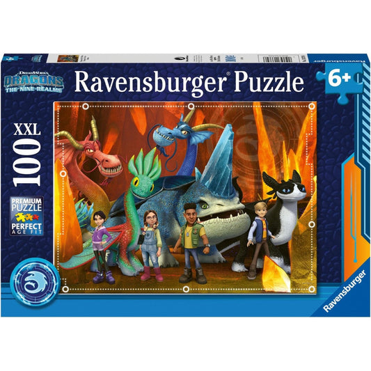 Ravensburger Dragones Los Nueve Reinos Rompecabezas 100pzs
