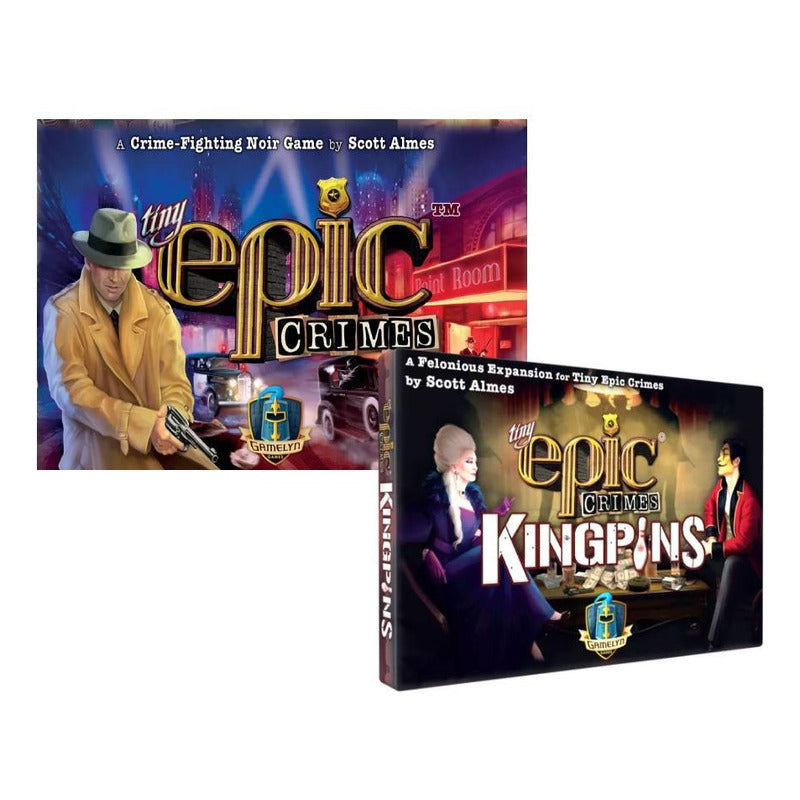Tiny Epic Crimes Deluxe + Tiny Epic Crimes Kingpins Expansio