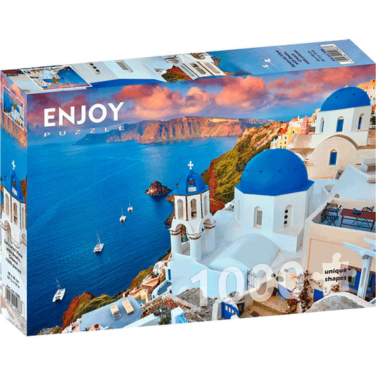 Enjoy Puzzle Rompecabezas Vista Santorini Grecia 1000 Pzas