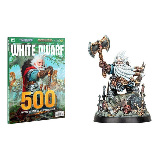 Gw Warhammer White Dwarf 500 Revista Y Miniatura Grombrindal