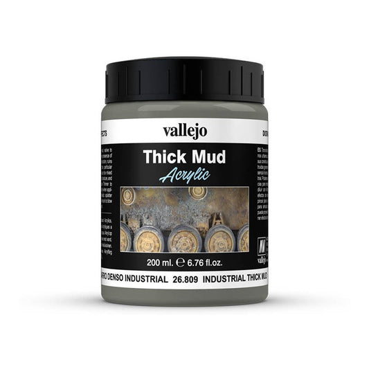 Vallejo Texture Acrylic Barro Industrial Denso 200ml 26.809