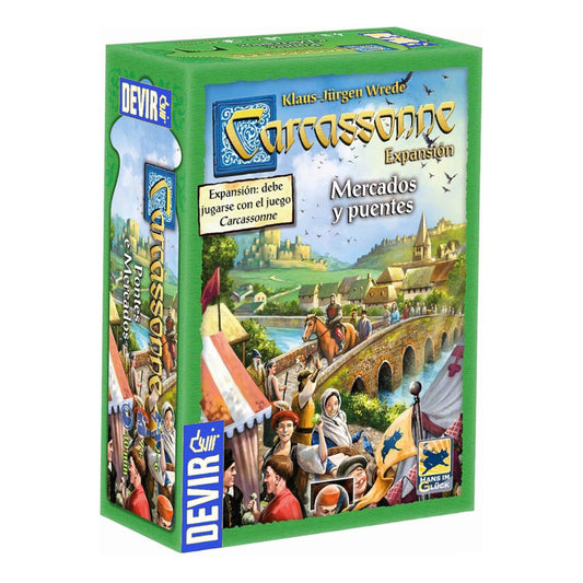 Devir Carcassonne Expansión Mercados Y Puentes - En Español