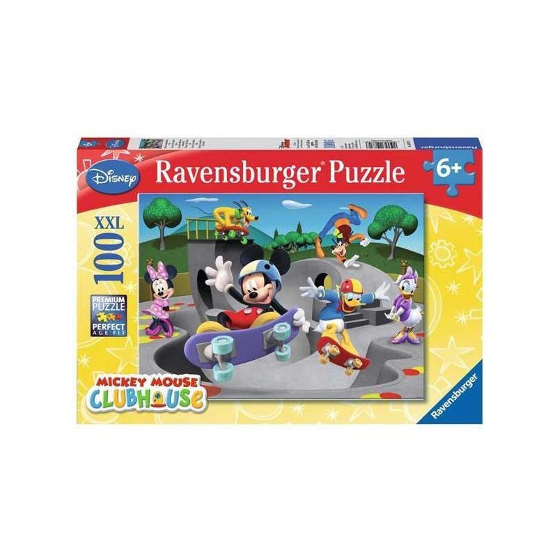 Ravensburger Rompecabezas Skate Park Mickey Mouse 100pzs