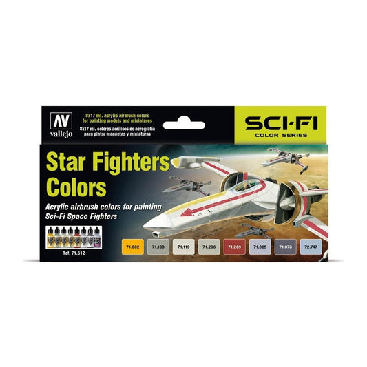 Vallejo Sci-fi Star Fighters Colors 71.612 Pintura 8x17ml