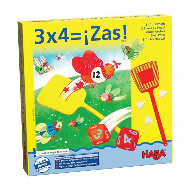 Haba 3x4 Zas Juego De Mesa Multilenguaje