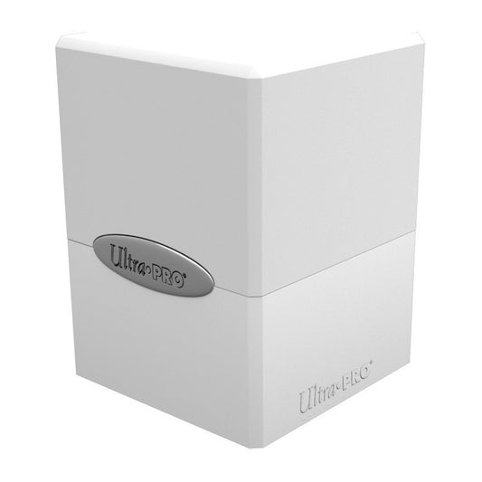 Ultra Pro Deck Box 100 Satin Cube Arctic White