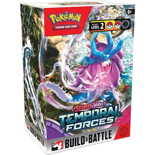 Pokemon Tcg Scarlet&violet Temporal Forces Build&battle Box