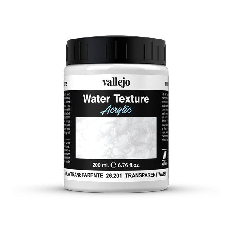 Vallejo Texture Acrylic Agua Transparente 200ml 26.201
