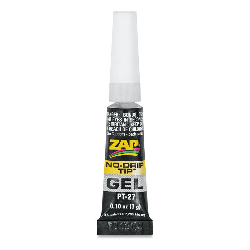 Zap No-drip Tip Gel Pegamento 0.10 Oz 3g