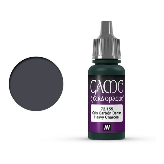 Vallejo Game 17ml Pintura Gris Carbon Denso 72.155
