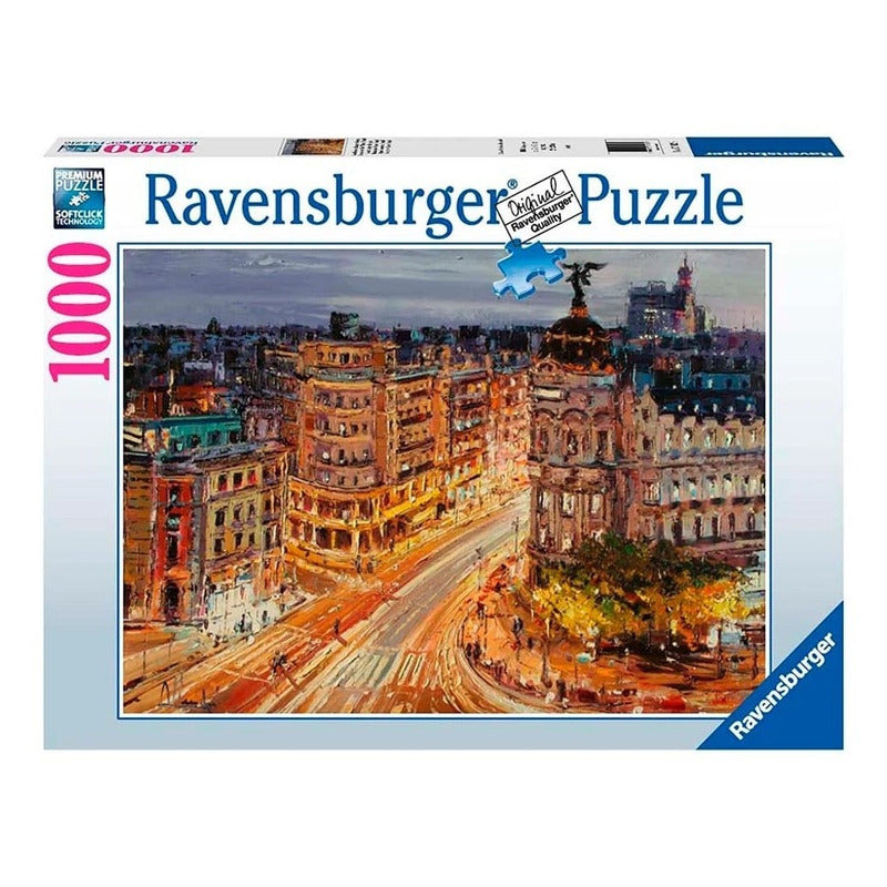 Ravensburger Rompecabezas Gran Via Madrid 1000 Pz