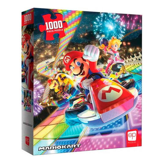 Usaopoly Rompecabezas Mario Kart Rainbow Road 1000 Pz