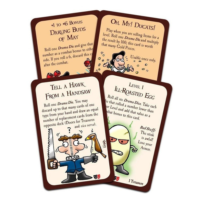 Munchkin Shakespeare Drama Dice