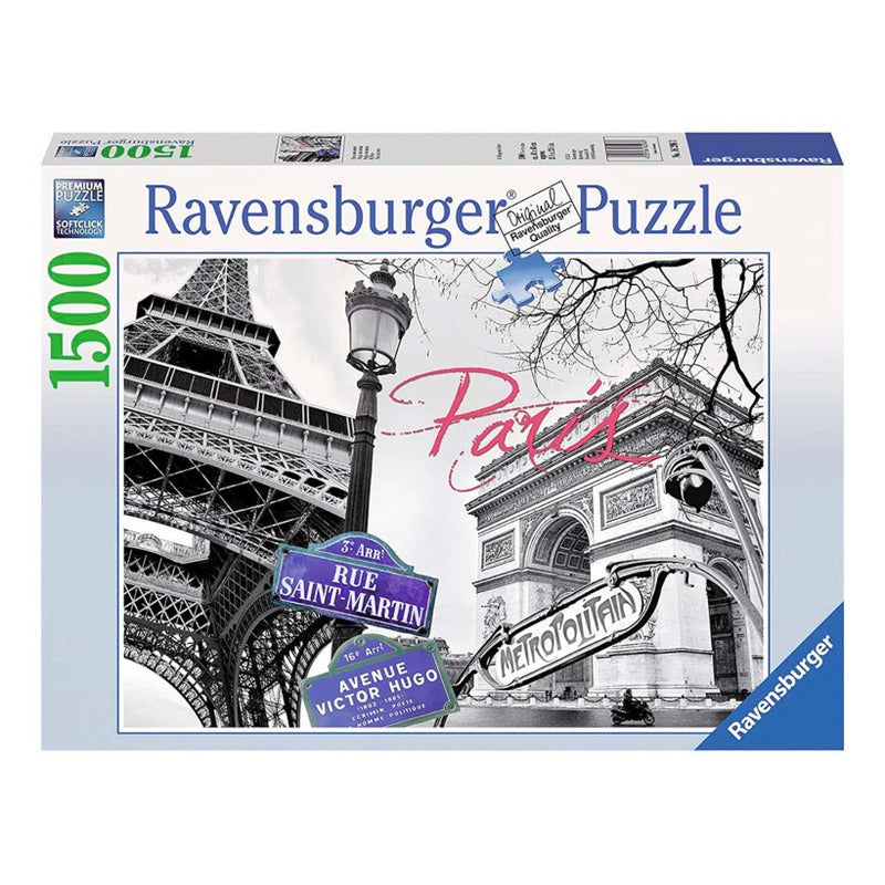Ravensburger Rompecabezas Paris De Mis Amores 1500 Pza