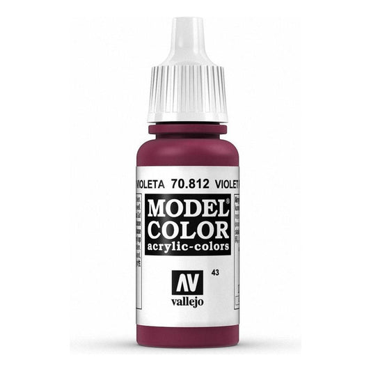 Vallejo Model Color 17ml Pintura Acrílica 43 Rojo Violeta 70.812