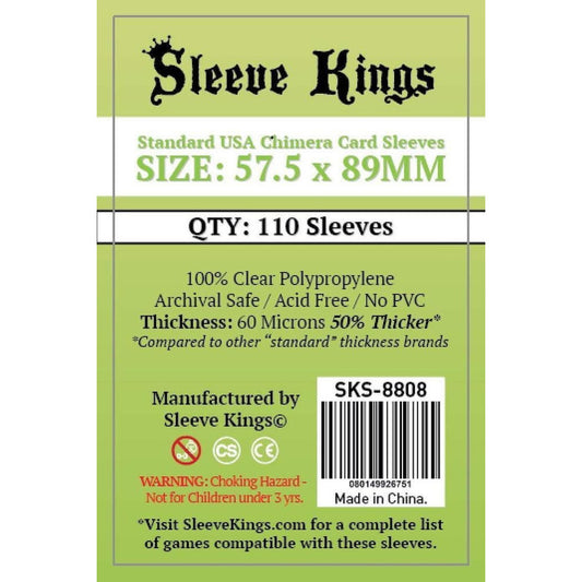 Sleeve Kings Standard Usa Chimera 57.5x89mm Pack 110 Micas