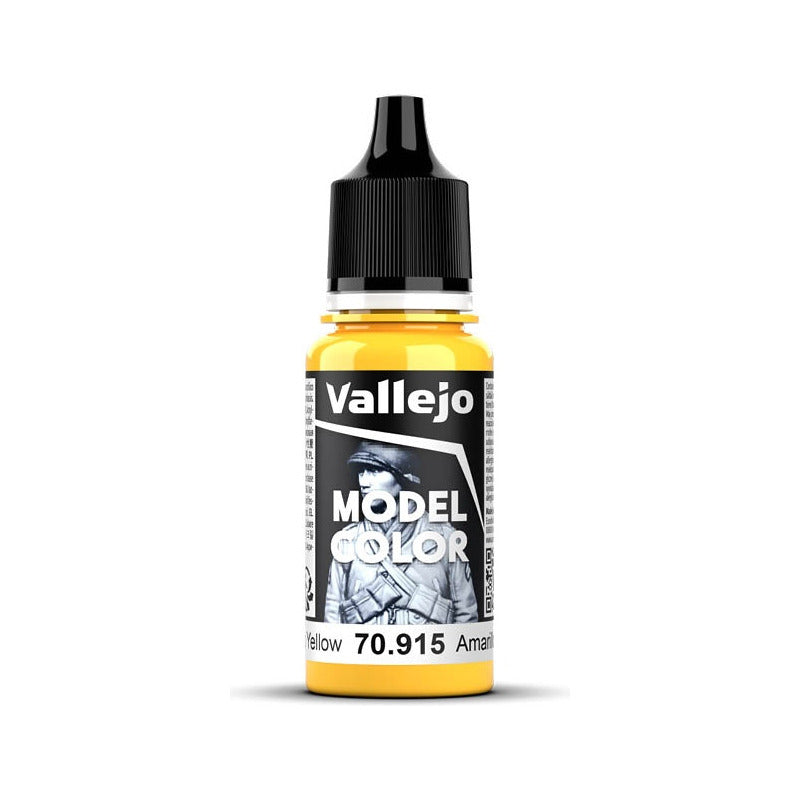 Vallejo Model Color 2024 18ml Pintura Acrílica 26 Amarillo Intenso 70.915