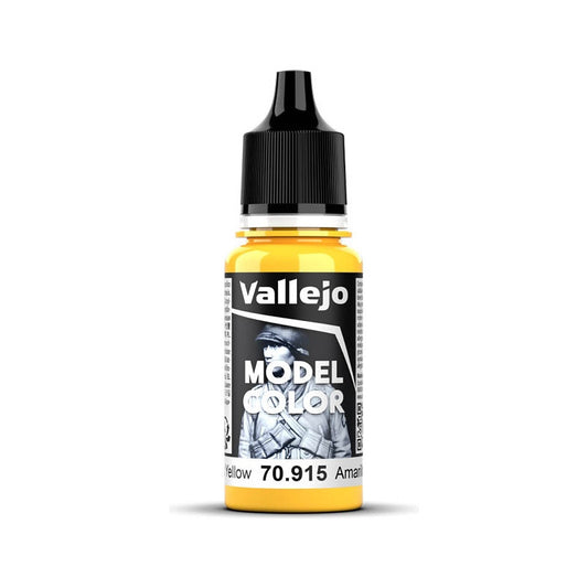 Vallejo Model Color 2024 18ml Pintura Acrílica 26 Amarillo Intenso 70.915