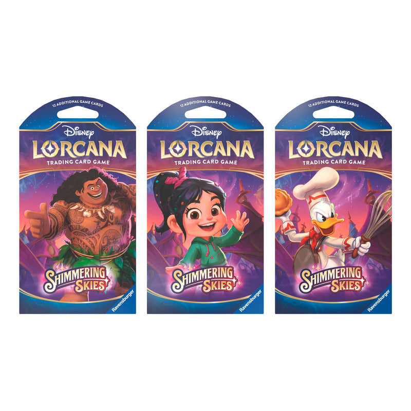 Disney Lorcana Shimmering Skies Booster Sleeve