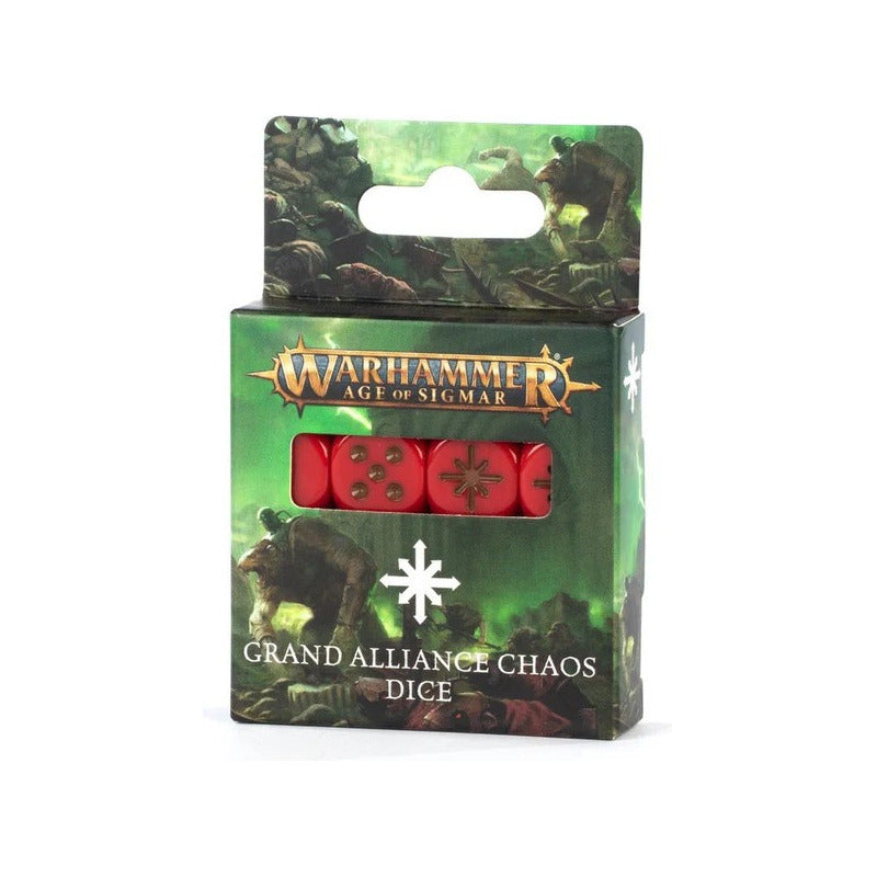 Gw Warhammer Aos Grand Alliance Chaos Dice Set De Dados