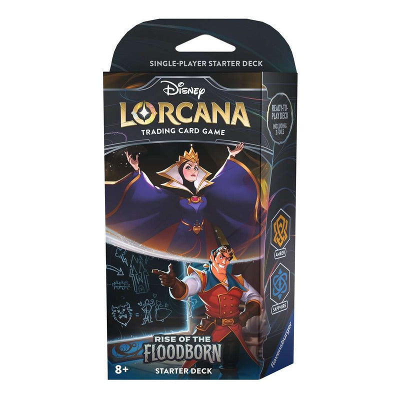 Disney Lorcana Rise Ofthe Floodborn Deck Evil Queen & Gaston