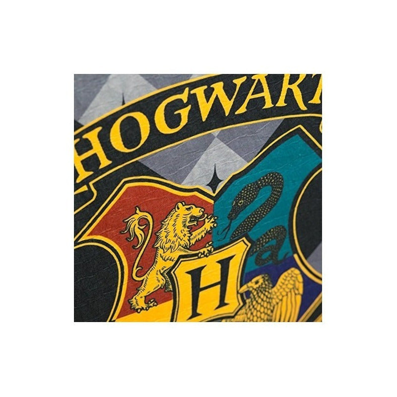 Harry Potter Hogwarts Logo Banner Con Flecos Fieltro