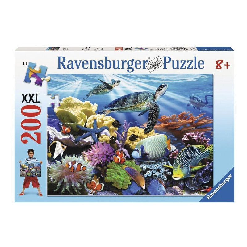 Ravensburger Rompecabezas Tortugas En El Mar 200 Pza Xxl