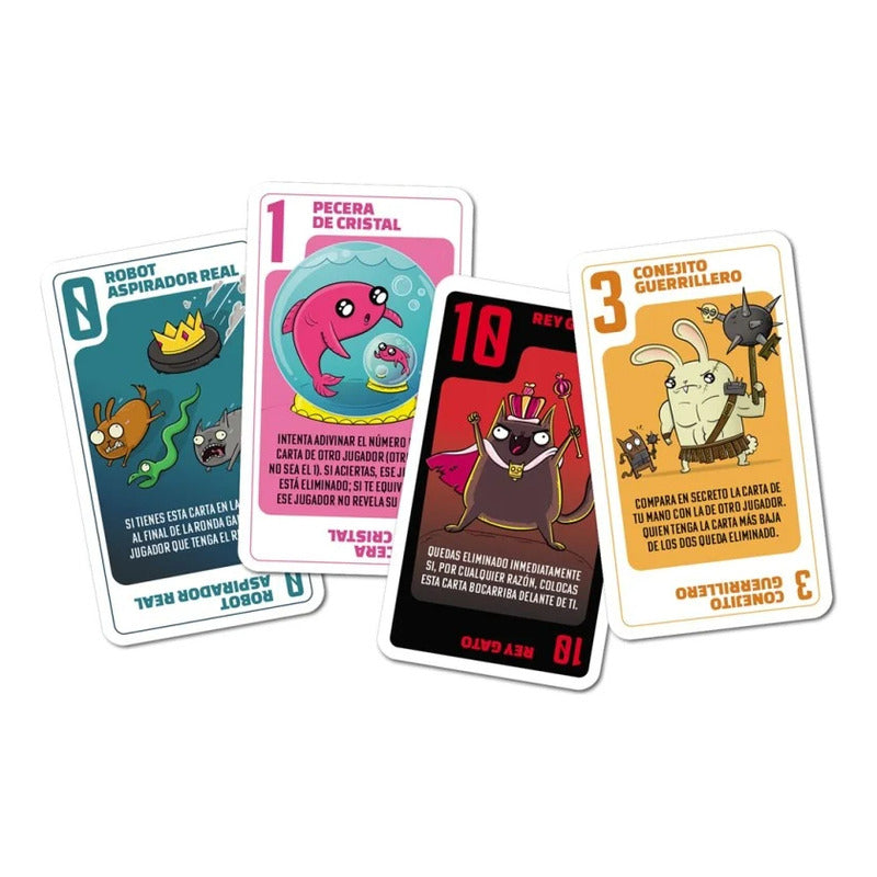 Exploding Kittens Power Hungry Pets Juego De Mesa - Español