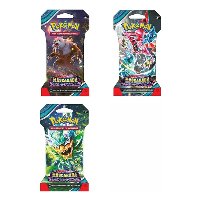 Pokemon Tcg E&p Mascarada Crepuscular Sleeved - Español