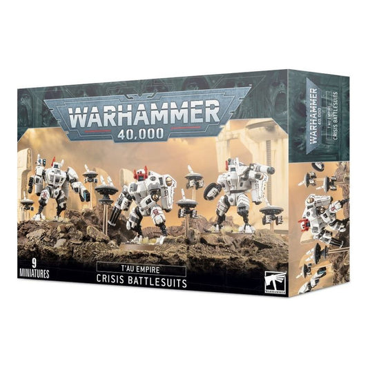 Games Workshop Warhammer 40k Tau Empire Crisis Battlesuits