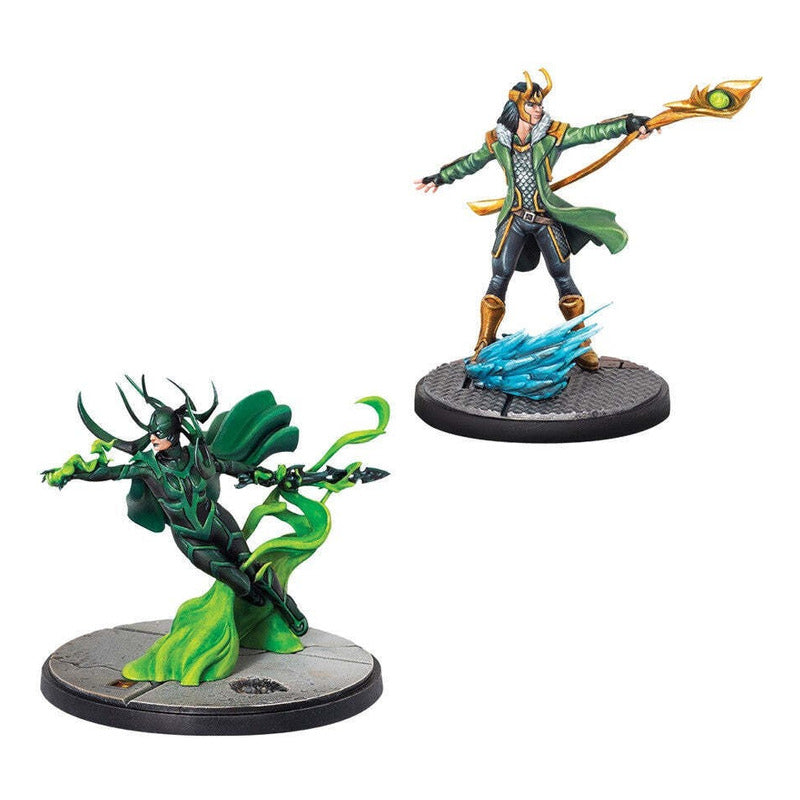 Marvel Crisis Protocol - Loki & Hela Miniatura