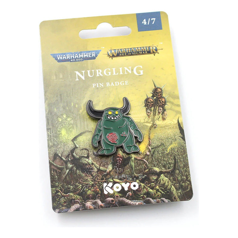 Pin Badge Metalico Warhammer Nurgling