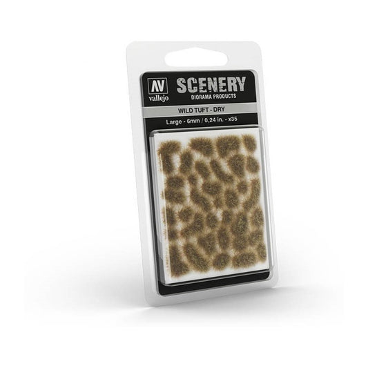 Vallejo Scenery Tuft Pastos Para Modelismo Wild Tuft Dry L 6mm/0.24in x35