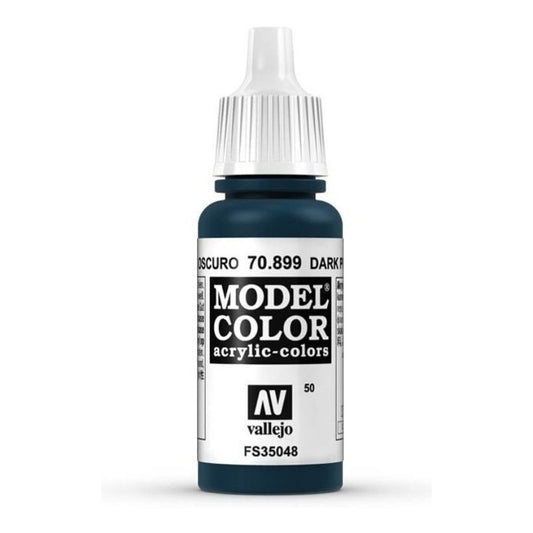 Vallejo Model Color 17ml Pintura Acrílica 50 Azul Prusia Oscuro 70.899