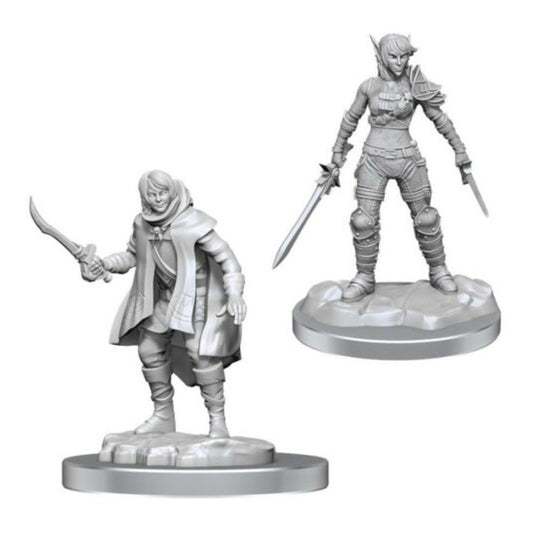 D&d Nolzur's Minis Elf Rogue & Half Elf Rogue Protege