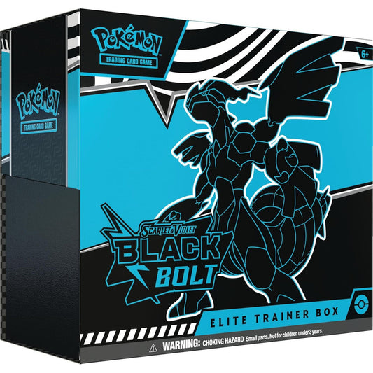 Pokemon Tcg Scarlet & Violet Black Bolt Elite Trainer Box