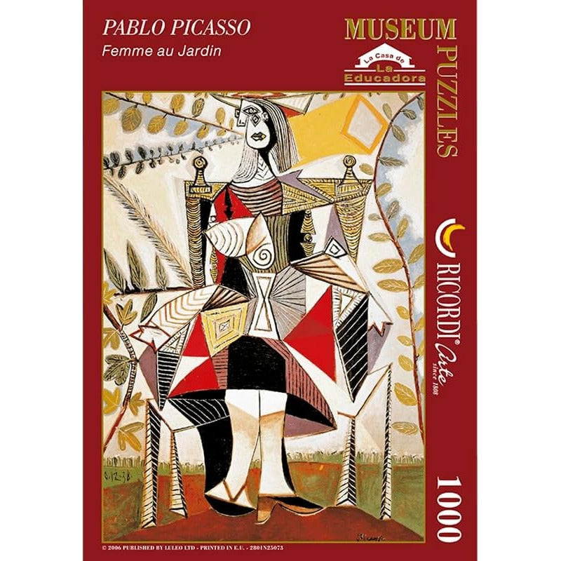 Ricordi Rompecabezas Pablo Picasso Dama En El Jardín 1000 Pz