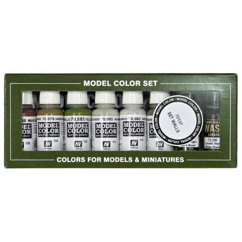 Vallejo Model Color Building Set 70.137 8 Pinturas