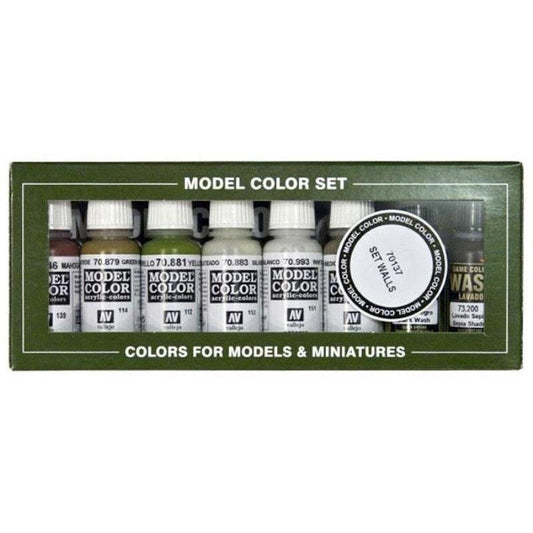 Vallejo Model Color Building Set 70.137 8 Pinturas